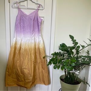 All Saints Caro Dipdye dress 8